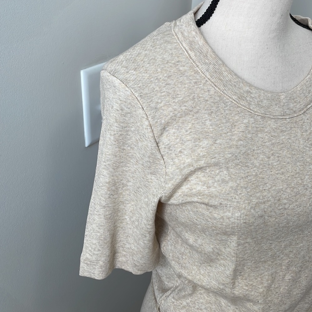 Club Monaco Short Sleeve Rib-Knit Midi dress - Picture 5 of 12